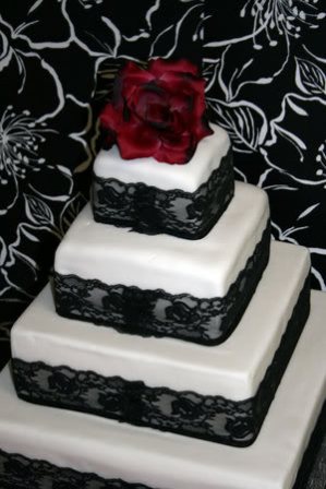 black and white wedding cakes wedding cakes with lace white wedding cakes 