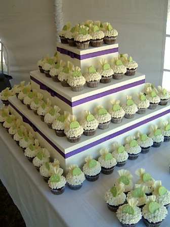 cup cake wedding cakes wedding cupcakes green wedding cupcakes
