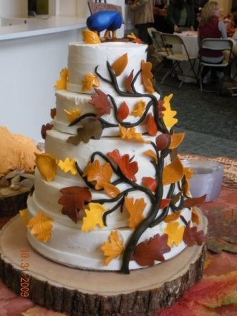 You could also use the colors of your wedding to match your personal fall 