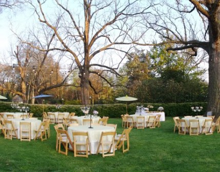 outdoor wedding reception backyard wedding reception decorations