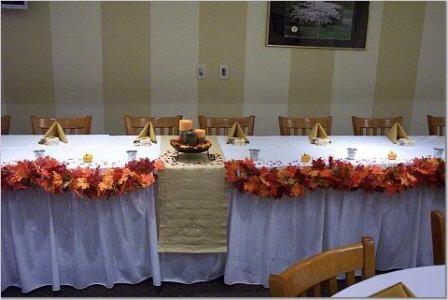 wedding decor ideas wedding head table fall wedding ideas fall wedding