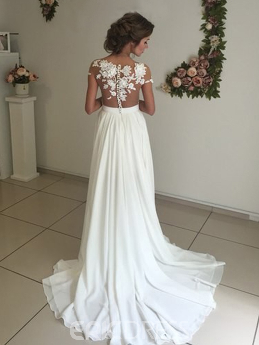 cheap beach wedding gowns