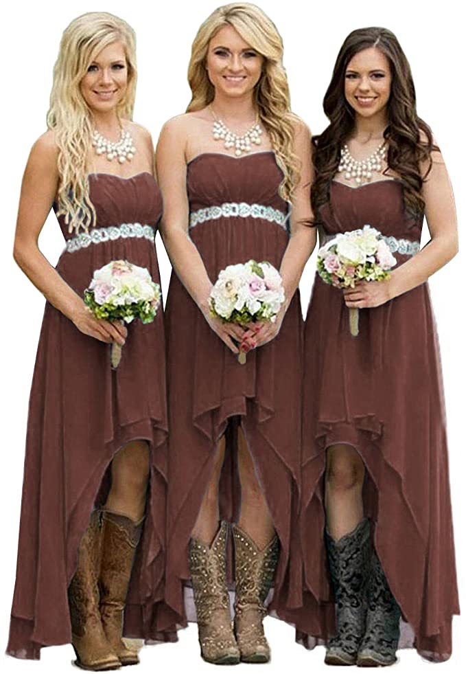 brown bridesmaid