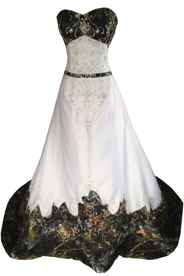 Camo Wedding Dress