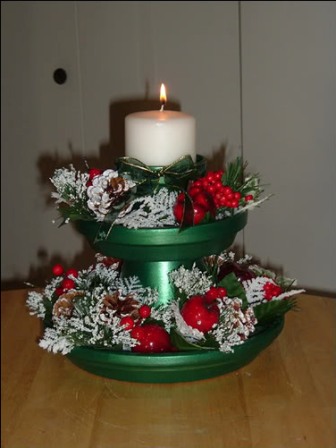 Christmas wedding centerpiece winter wedding centerpiece holly wedding 