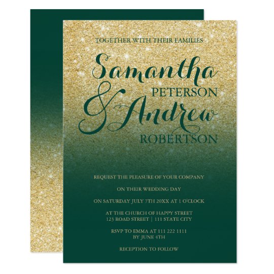 Green Invitations Green Wedding Invitations