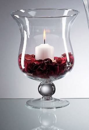 Creative Ideas For Wedding Centerpieces. hurricane vase centerpiece