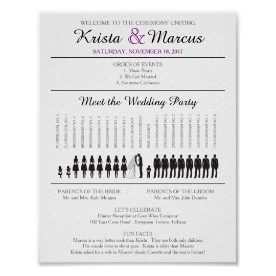 Ideas For Wedding Programs Wedding Program Ideas