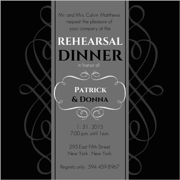 Rehearsal Dinner Etiquette