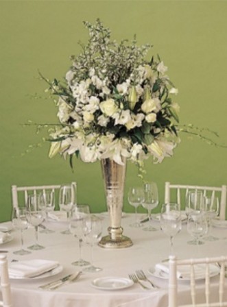 Here are a few examples of tall wedding centerpieces