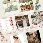 Country Wedding Ideas Inspiration Board