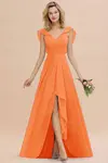 Orange Bridesmaid Gowns. Are you searching for the pwefect Orange Bridesmaid Dresses to buy? View our selection which includes different shades, styles and lengths today.