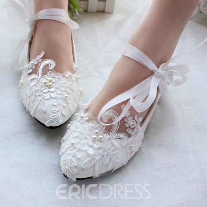 Ericdress Lace Flat Wedding Shoes