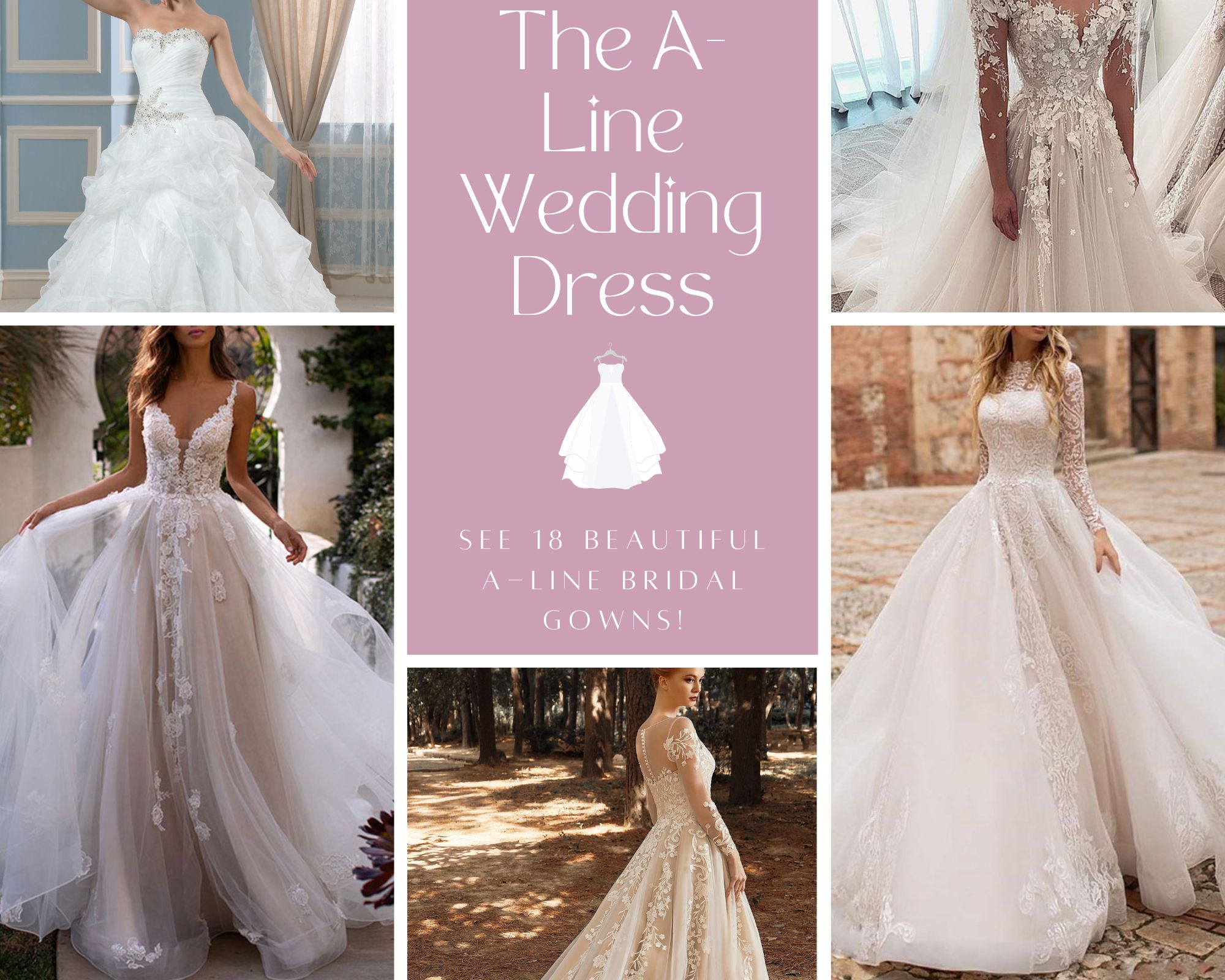 Find The Perfect A Line Wedding Dress For You