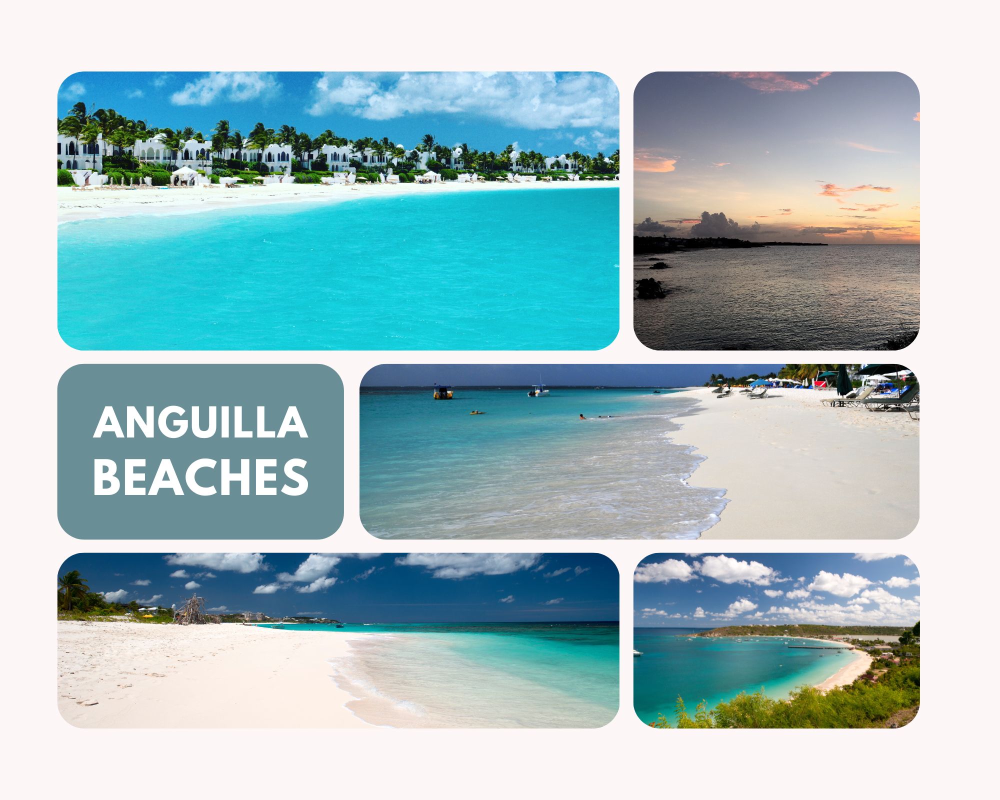 Anguilla Beaches Inspiration Board
