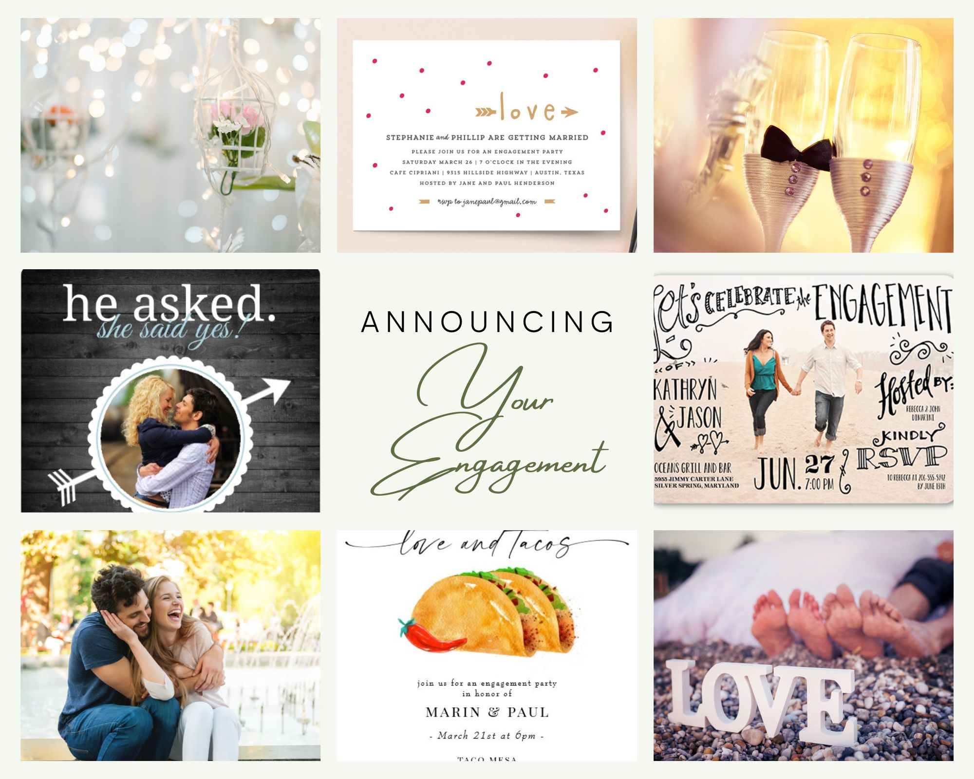 Announcing Your Engagement Inspiration Board
