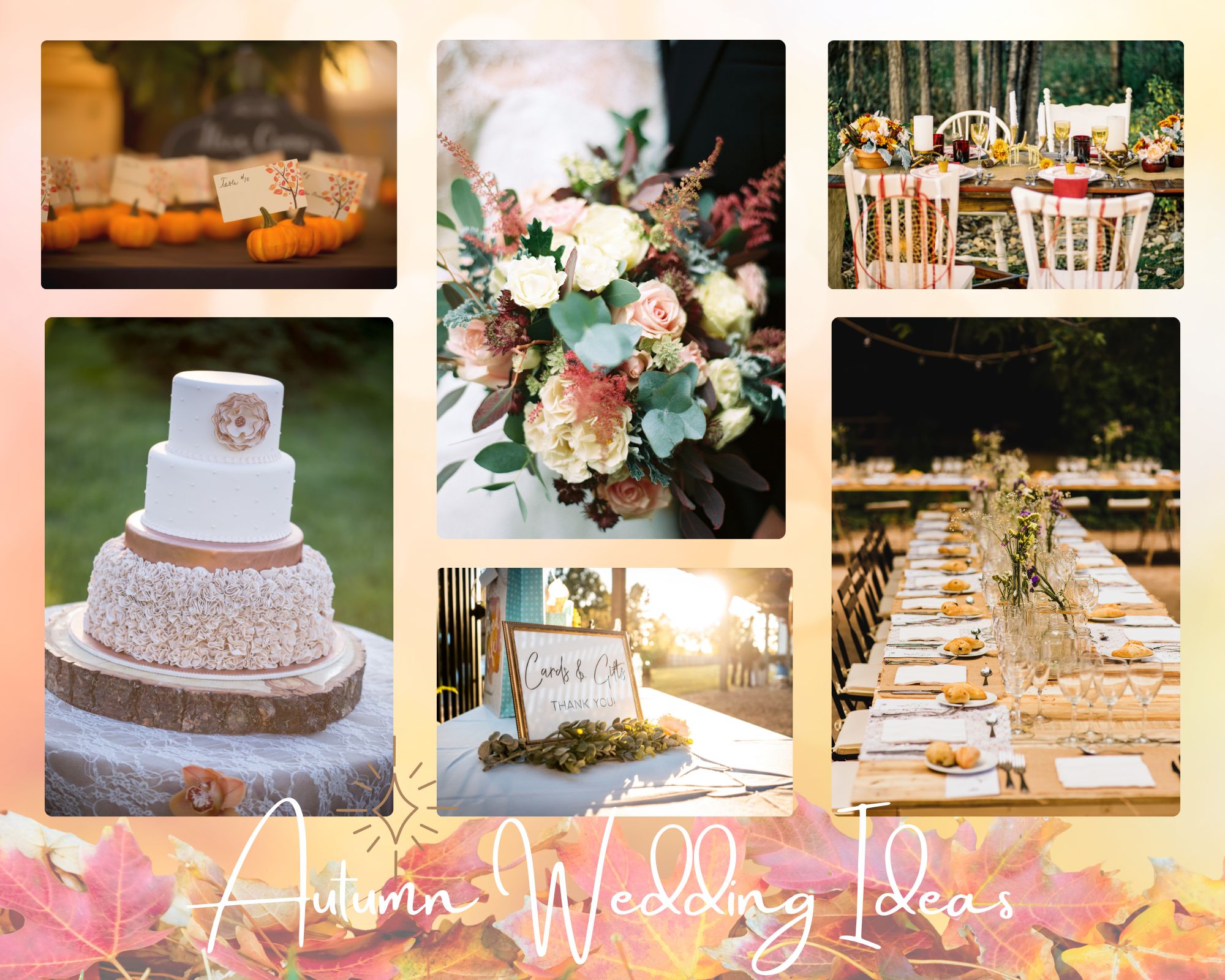 Autumn Wedding Ideas Inspirational Board