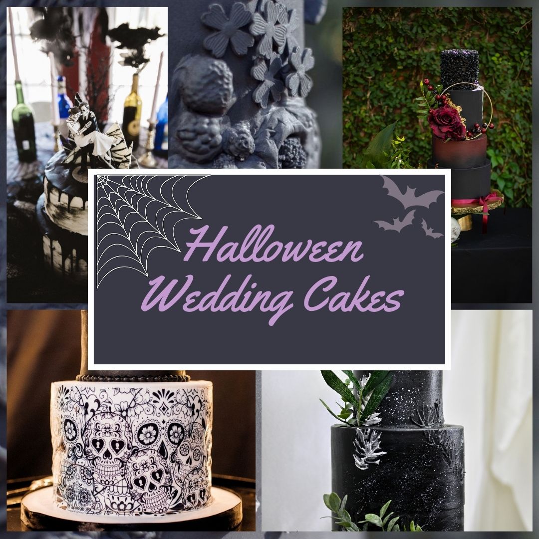 Halloween Wedding Cake Inspiration Board