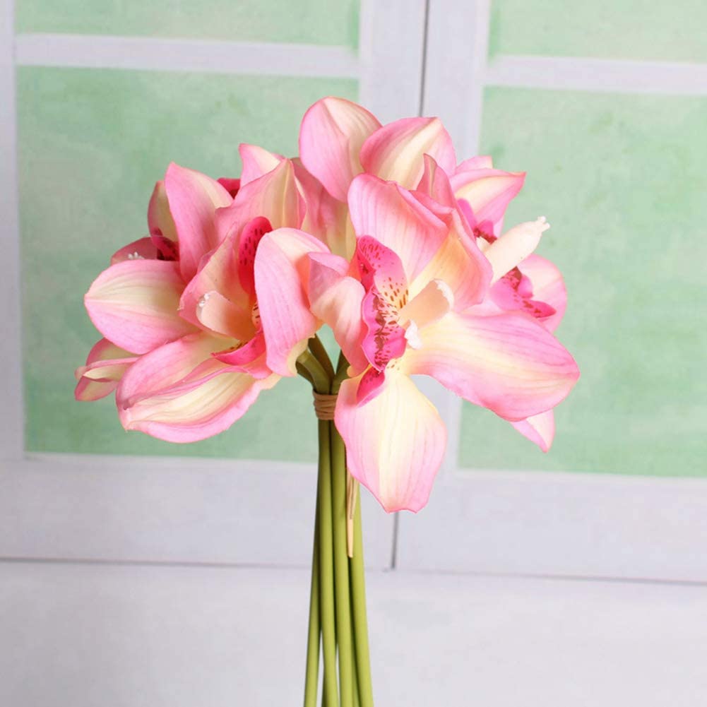 Artificial Silk Orchid Wedding Bouquet