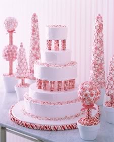 winter wedding cakes, pink winter wedding cakes, pink wedding cakes