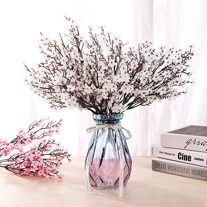 Artificial White Baby Breath Flowers - Silk, Real Touch For Wedding Floral Arrangements