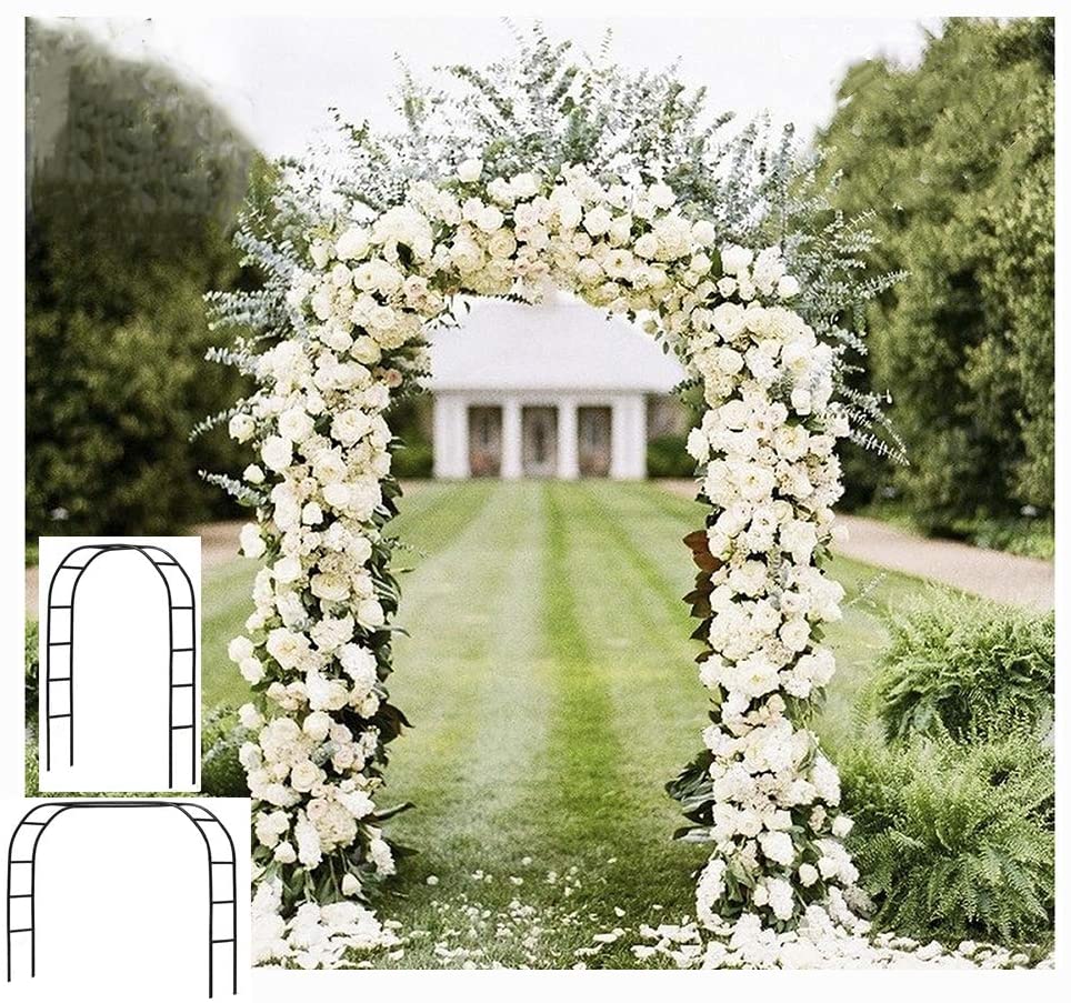 Metal Arch (Two Way Assemble) for Wedding Garden Bridal Party Decoration Arbor