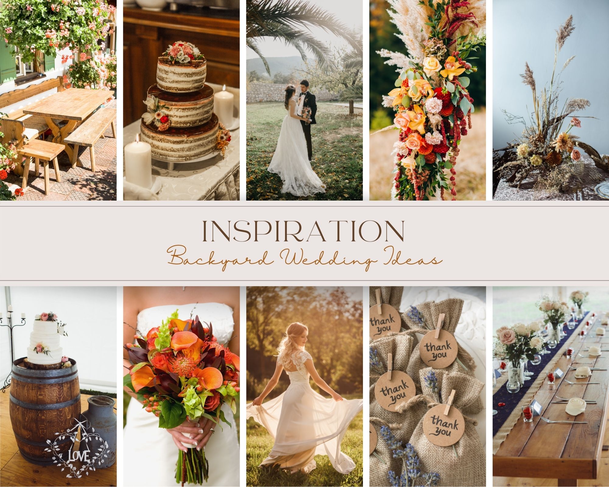 Country Wedding Ideas Inspiration Board