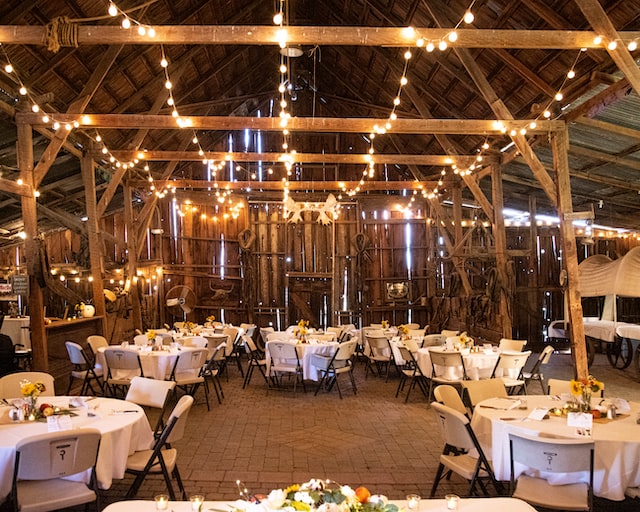Barn Wedding Reception