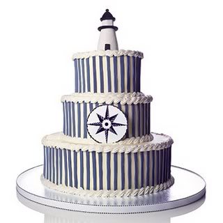 beach theme wedding cake, beach wedding cakes, tropical wedding cakes, nautical wedding cakes, blue and white wedding cakes
