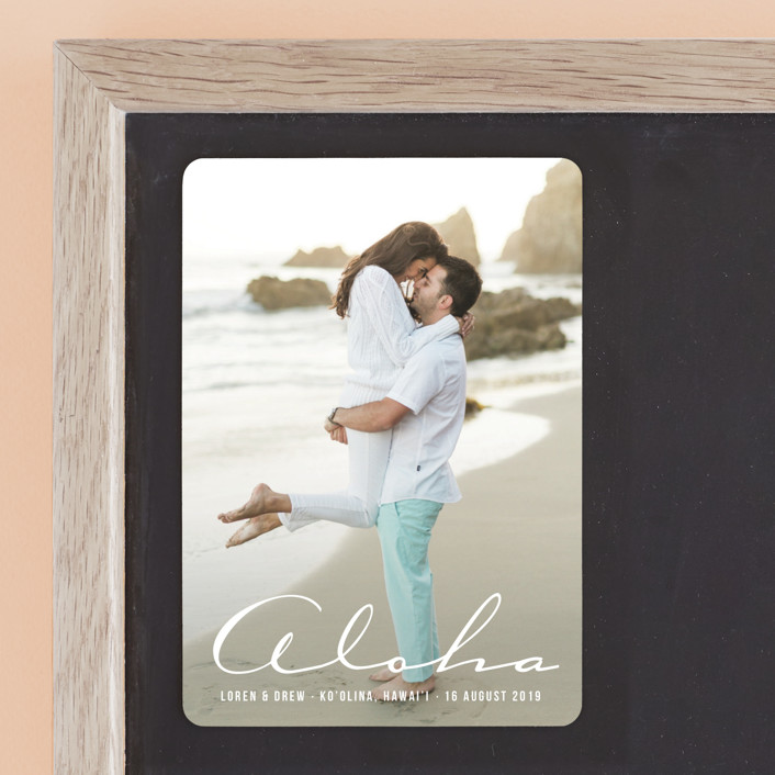 Aloha Hawaii Save The Date Magnets