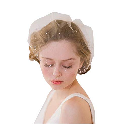 Short Wedding Veils with Comb