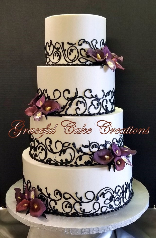 black and white wedding cake, white and black wedding cakes, black wedding cakes, modern wedding cakes, wedding cake ideas, modern wedding cakes