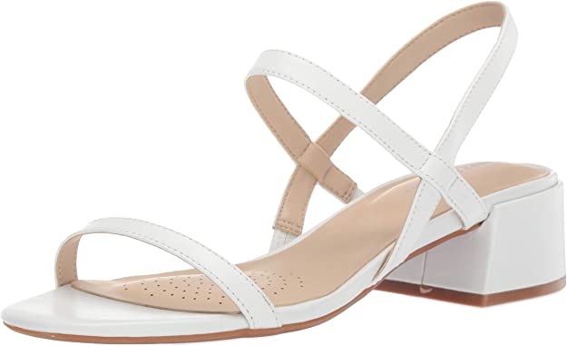 Kenneth Cole New York Women's Maise Low Block Heel Strappy Sandal Heeled