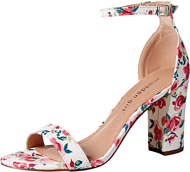 Madden Girl Women's Floral Heeled Sandal
