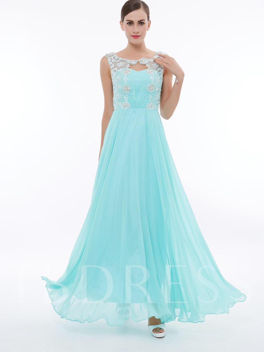 Straps Appliques Pearls Beading Bridesmaid Dresses