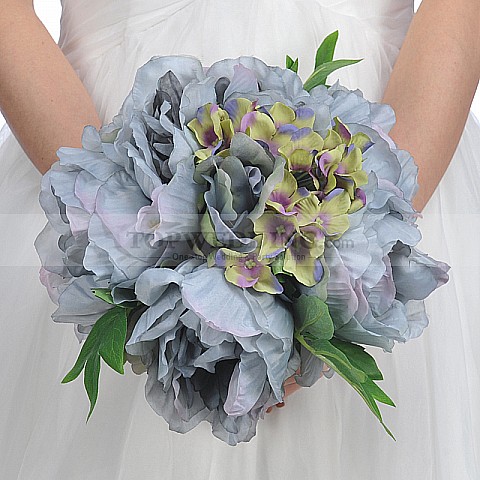 Blue Wedding Floral Bouquet