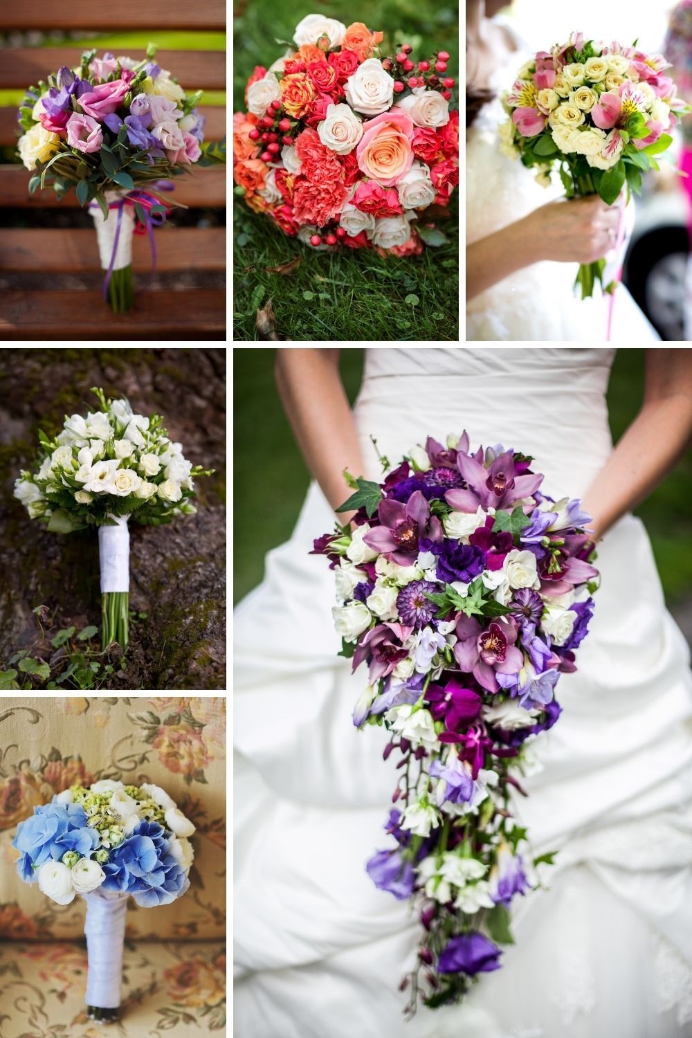 Summer Wedding Bouquets Wedding Collage
