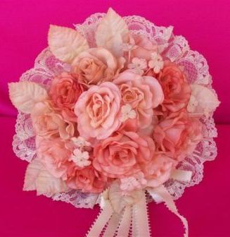 Pretty Pink Wedding Bouquet