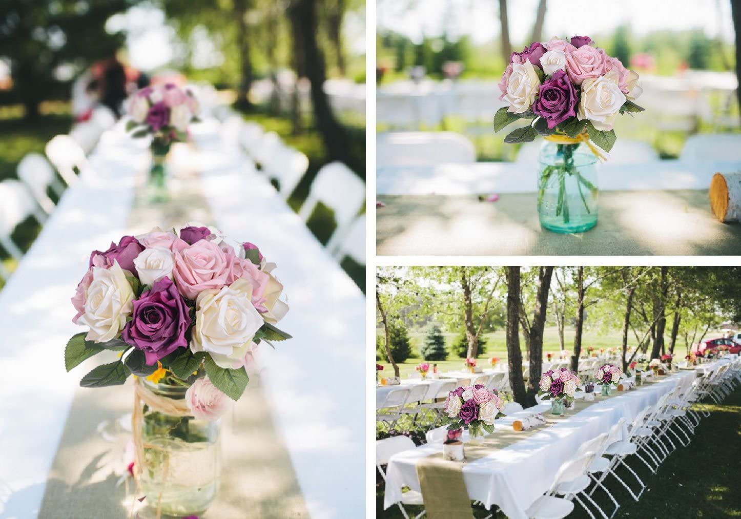 Pink, Purple, White and Cream Roses For Bouquets and Centerpieces