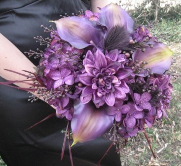 Purple Wedding Bouquet