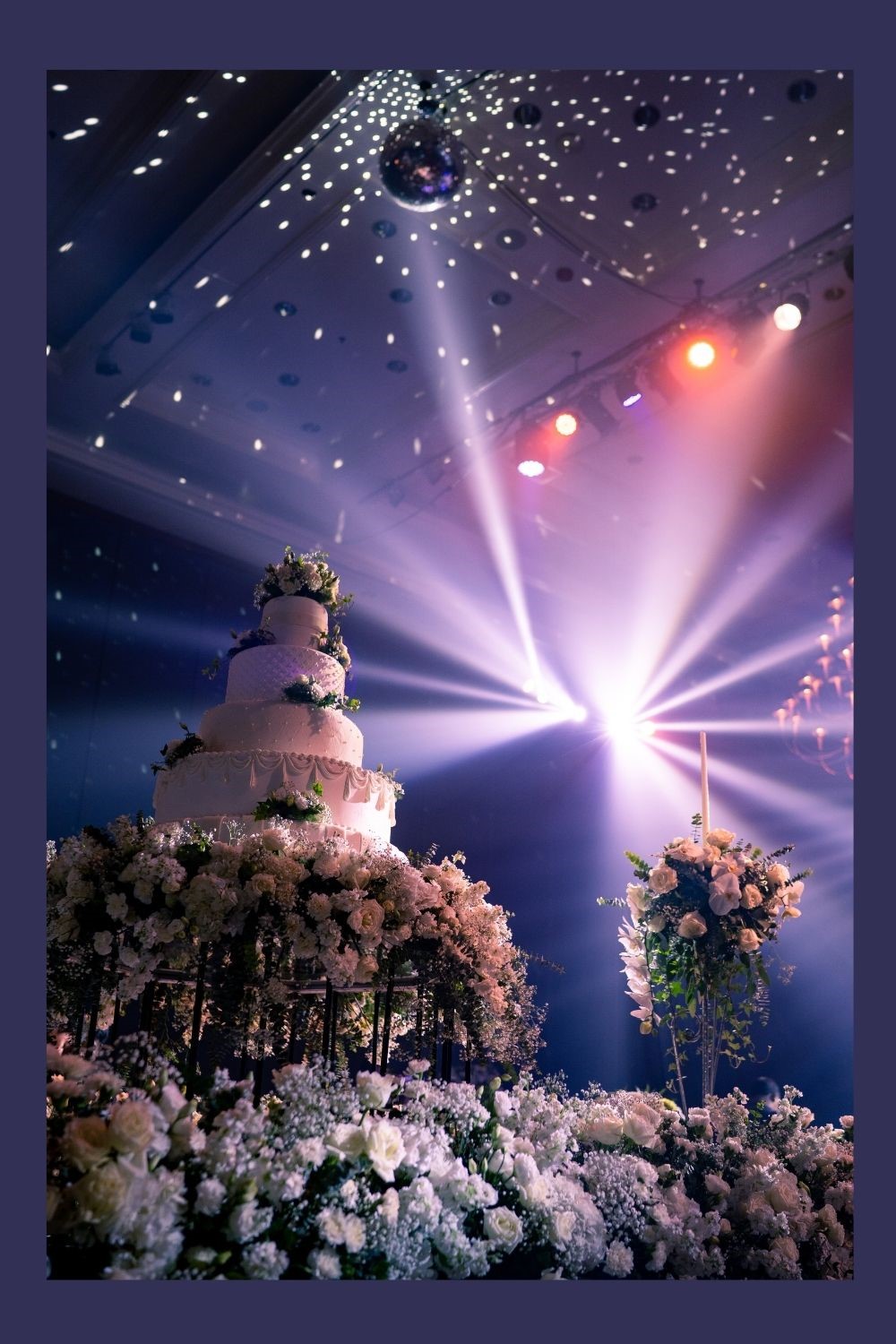Starry Sky Beautiful Wedding reception