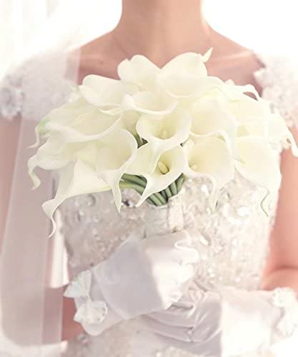 White Calla Lily Wedding Bouquet