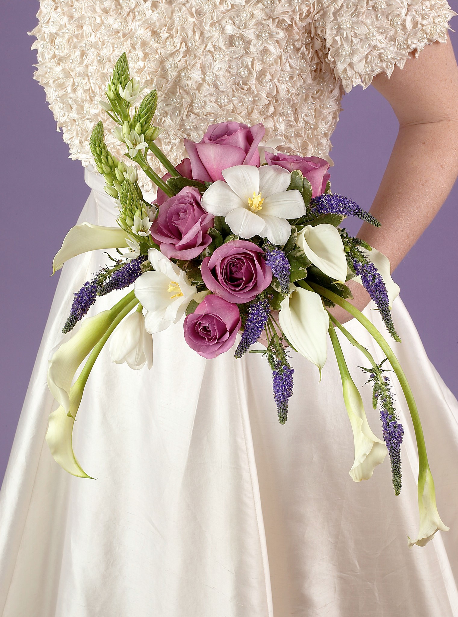 Colorful Calla Lily Bridal Bouquet