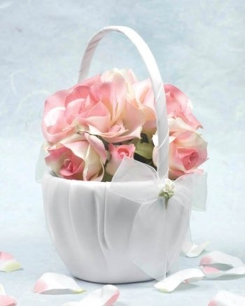 calla lily flower girl basket