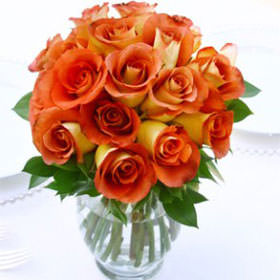 Terracotta Roses, Terracotta Rose Centerpieces, Wedding Centerpieces with Terracotta Roses, Floral Wedding Centerpieces