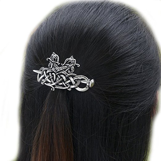 Celtic Wedding Hair Pin, Celtic Hair Accessories, Celtic Knot Wedding Hair Clip