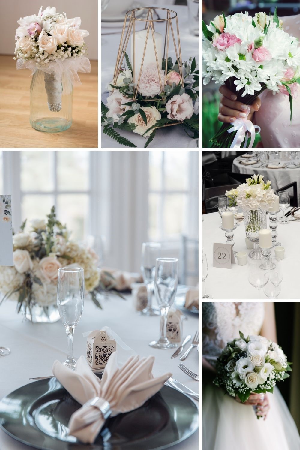 cheap wedding plans, cheap wedding ideas, budget wedding ideas, budget weddings, white wedding flowers, white wedding centerpieces, white wedding flower ideas