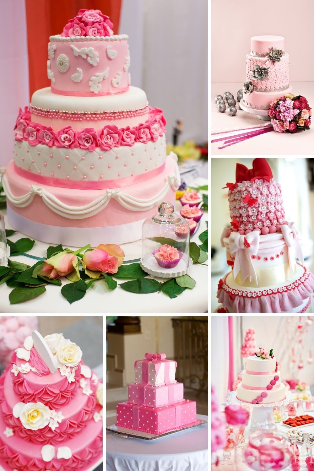 Cheap Wedding Plans, Budget Wedding Plans, Budget weddings, budget wedding ideas, pink wedding cakes, pink wedding cake ideas, pink wedding cake photos