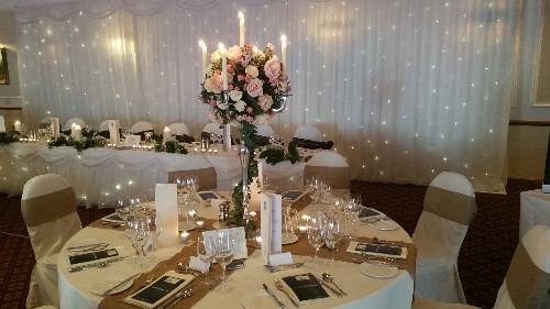 tall wedding centerpieces with flowers