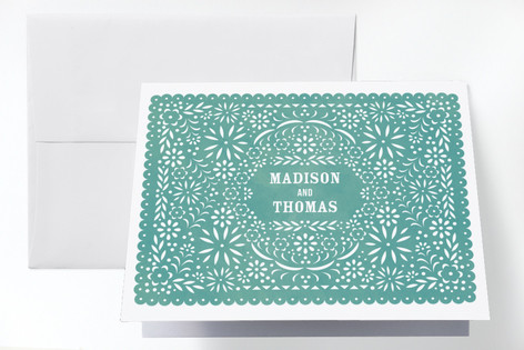 engagement party thank you cards, engagement party thank you notes, green engagement thank you cards, mint green engagement thank you notes